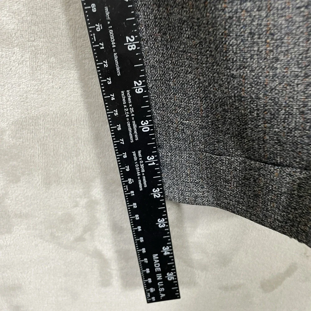 Vintage 1950s Gabardine Suit Mens 46 36x32 Fleck Rockabilly Atomic USA Pleated